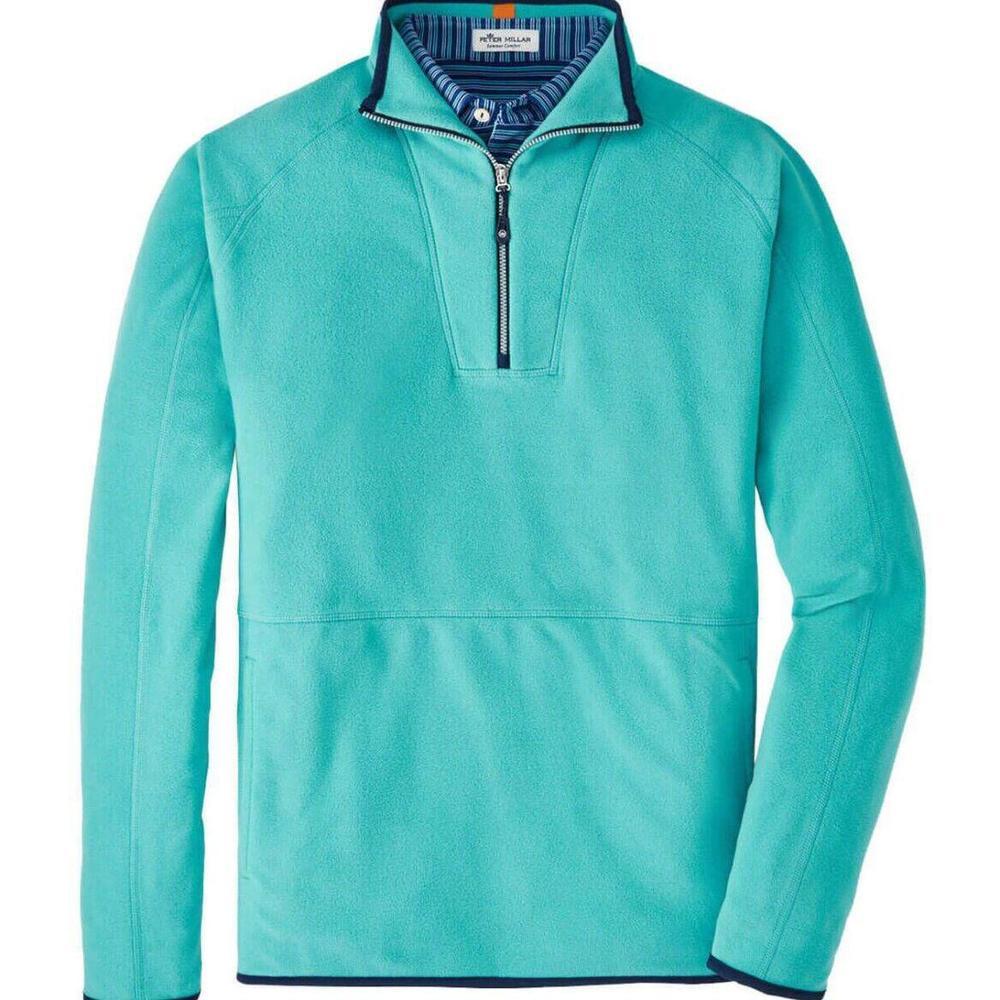 Peter Millar Men's Lily Pad Thermal Flow Micro Fleece XL Half-Zip NWT MSRP $148